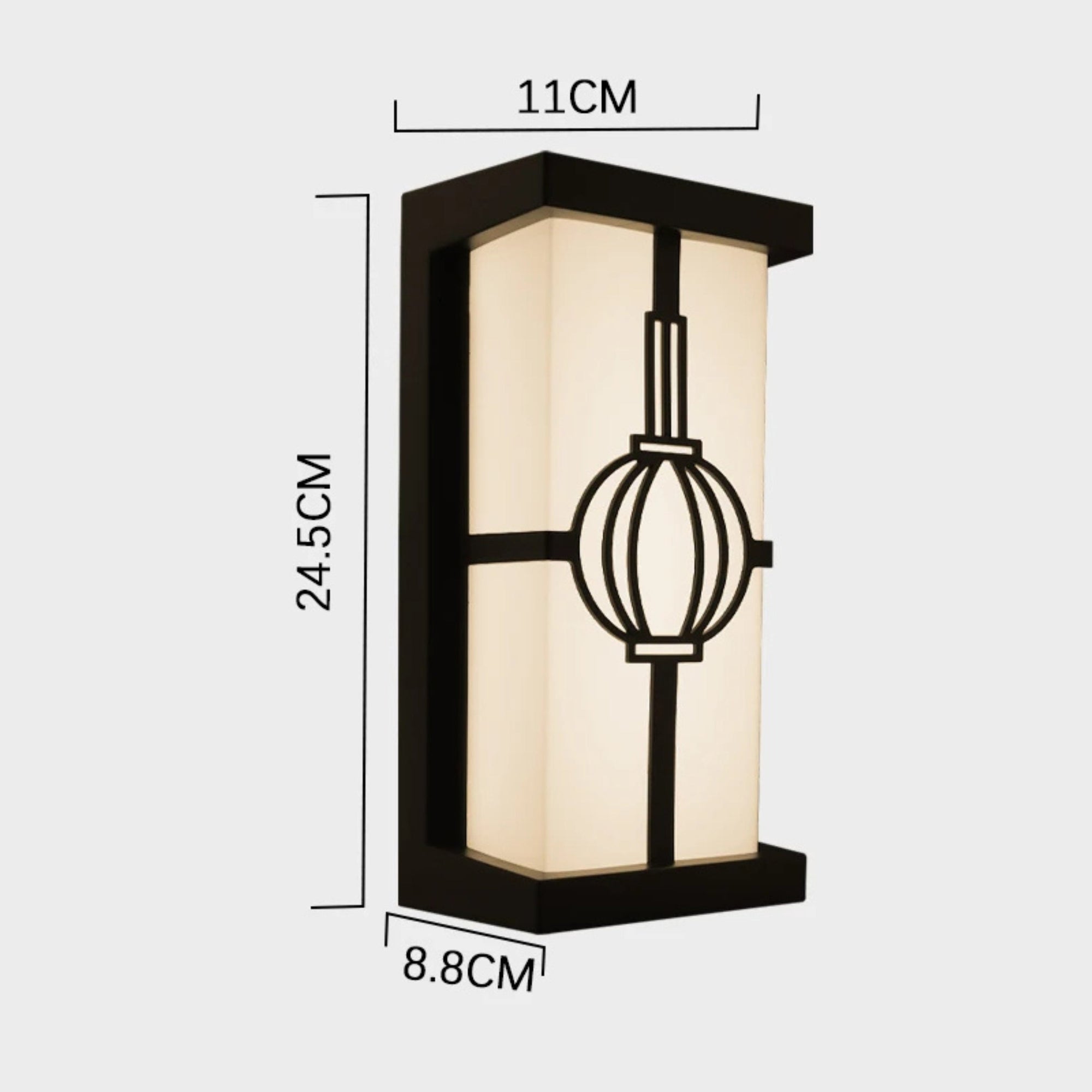 LED Outdoor Wall Light with Motion Sensor