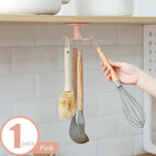 Under-Cabinet Rotating Kitchen Utensil Organizer