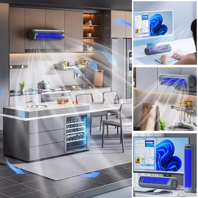Compact Bladeless Fan with Smooth Airflow