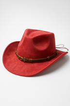 Classic Western Cowboy Hat with Structured Crown