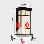 LED Outdoor Wall Light with Motion Sensor