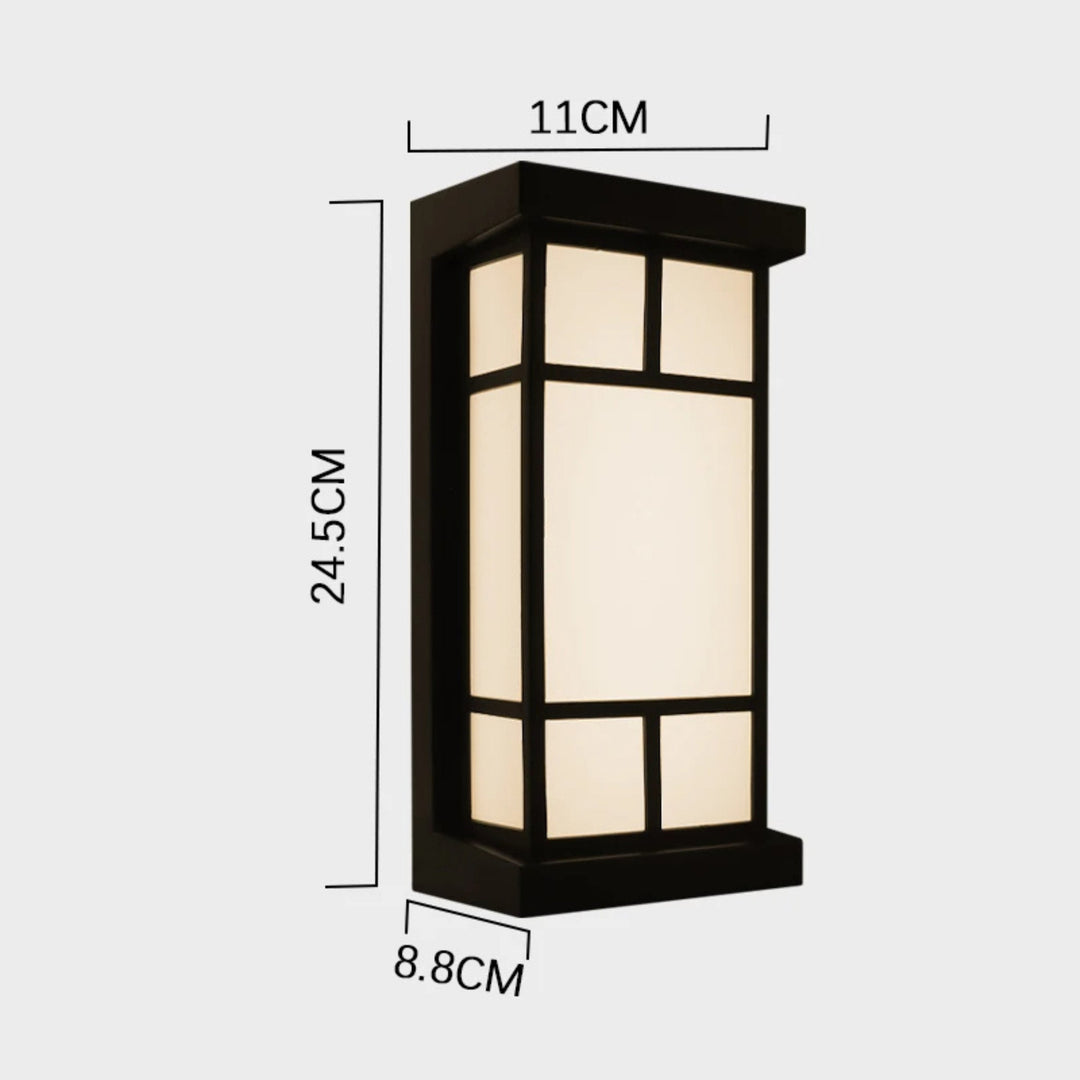LED Outdoor Wall Light with IP65 Waterproof and Motion Sensor