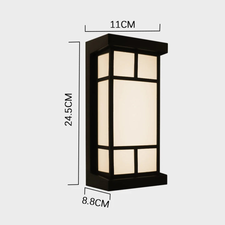 LED Outdoor Wall Light with IP65 Waterproof and Motion Sensor