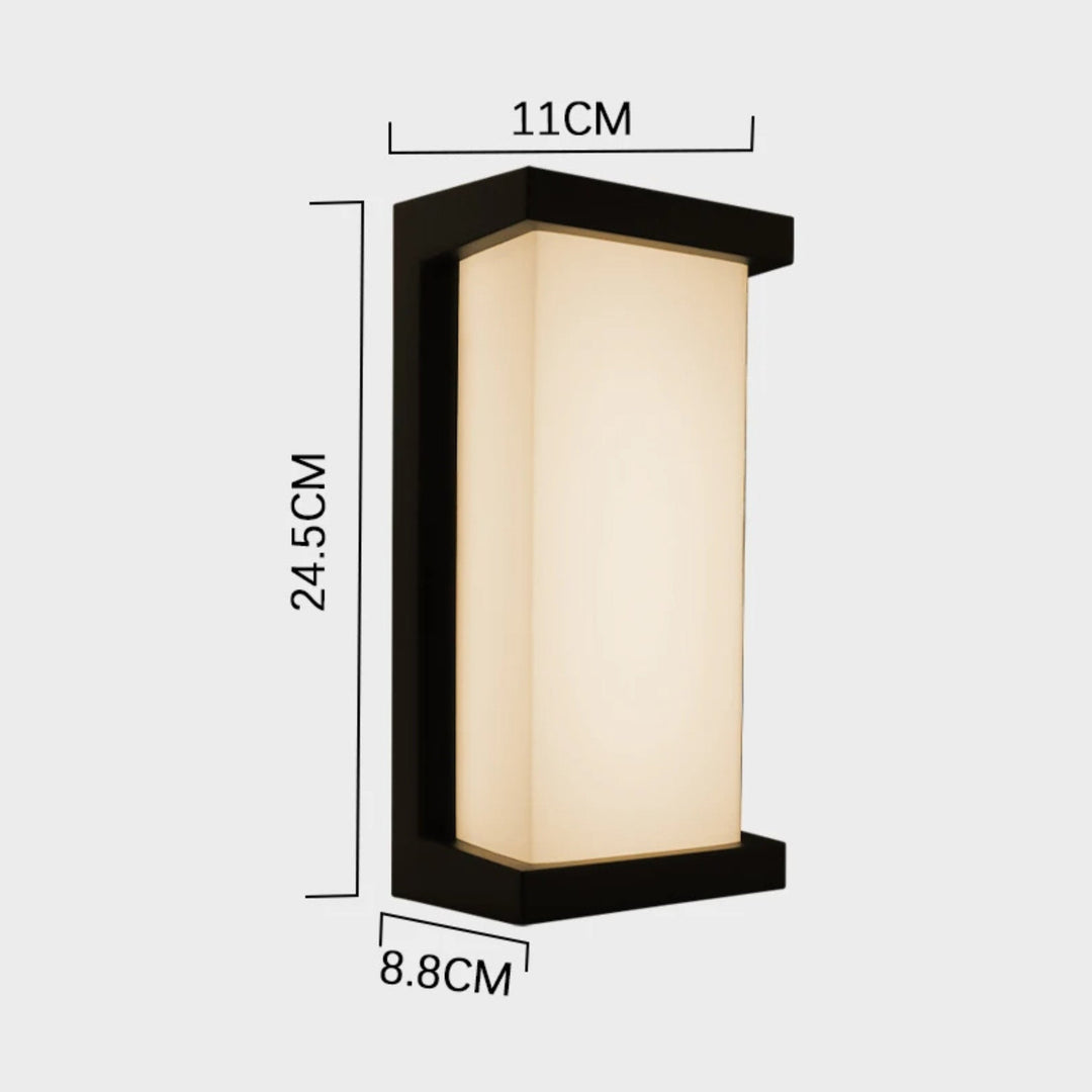 LED Outdoor Wall Light with IP65 Waterproof and Motion Sensor