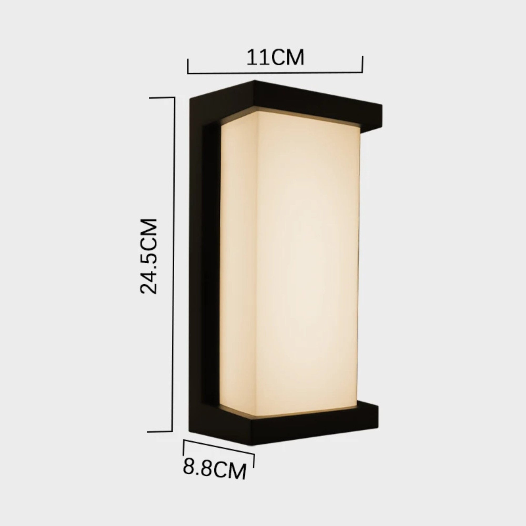 LED Outdoor Wall Light with Motion Sensor