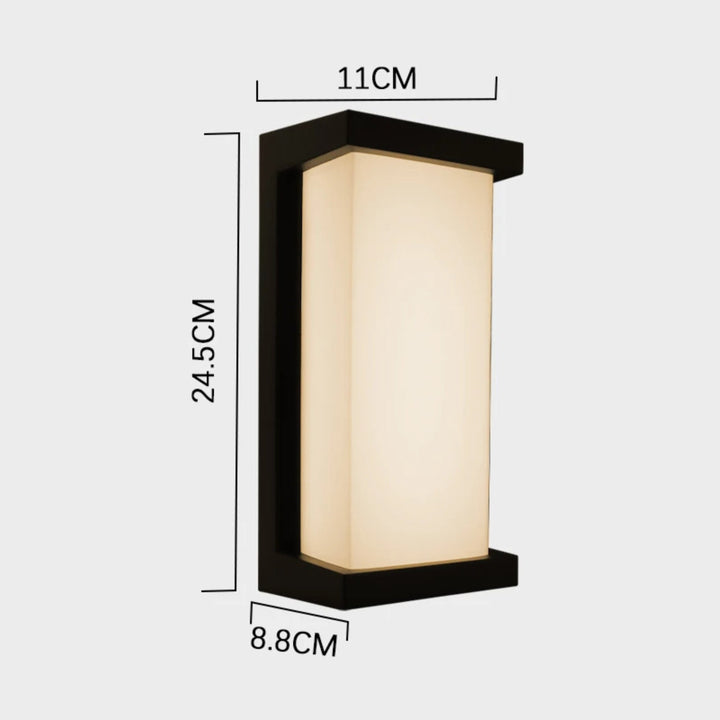 LED Outdoor Wall Light with IP65 Waterproof and Motion Sensor