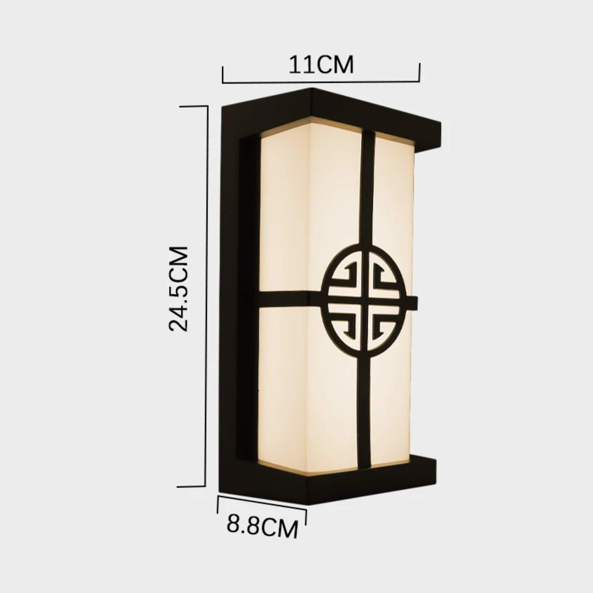LED Outdoor Wall Light with Motion Sensor