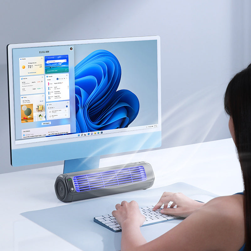 Compact Bladeless Fan with Smooth Airflow