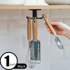 Under-Cabinet Rotating Kitchen Utensil Organizer