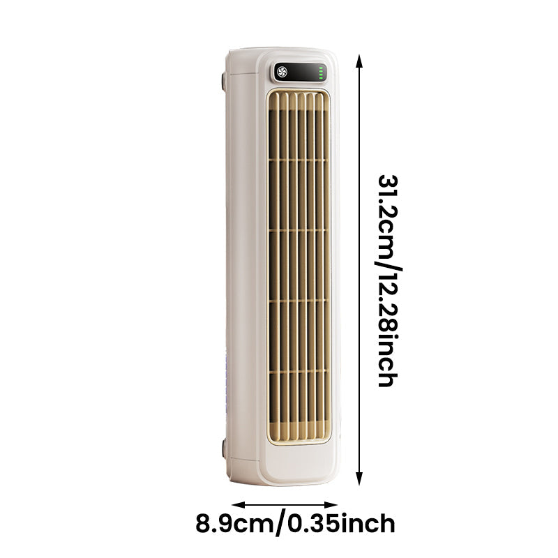 Compact Bladeless Fan with Smooth Airflow