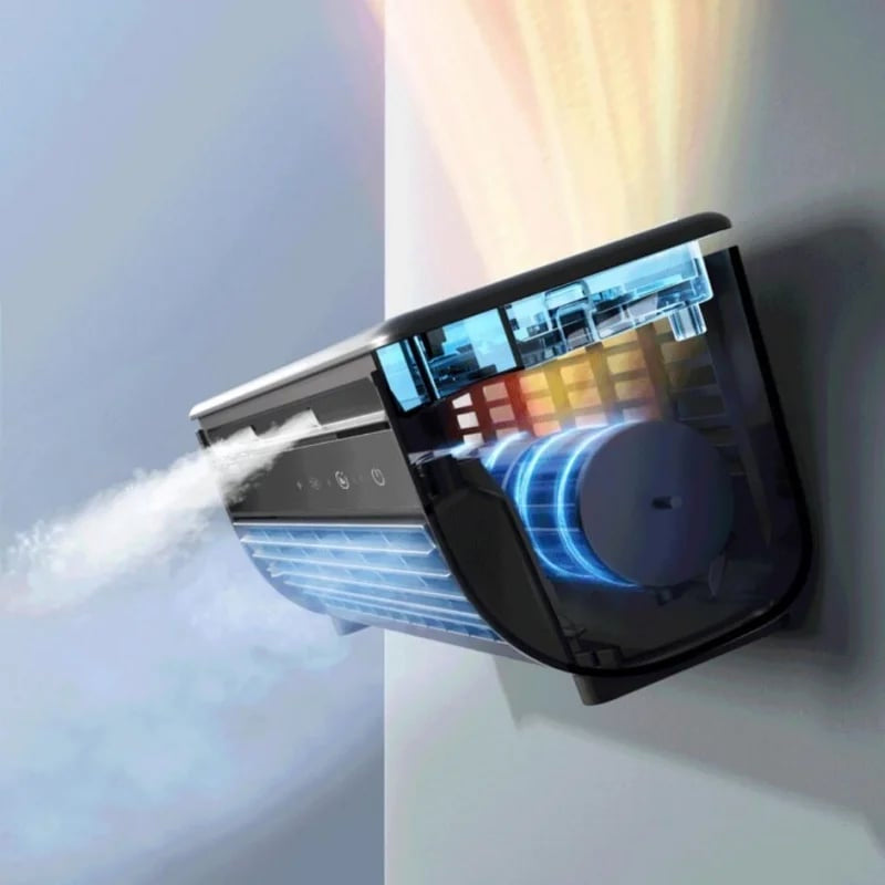 Portable Rechargeable Air Conditioner 12-Hour Battery Life