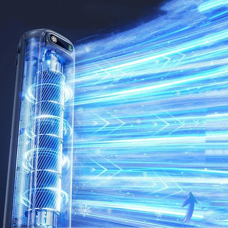Compact Bladeless Fan with Smooth Airflow