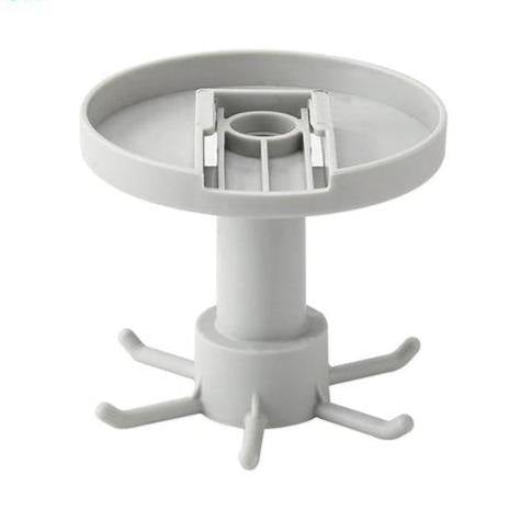 Under-Counter Rotating Kitchen Utensil Storage Organizer 6 Hooks