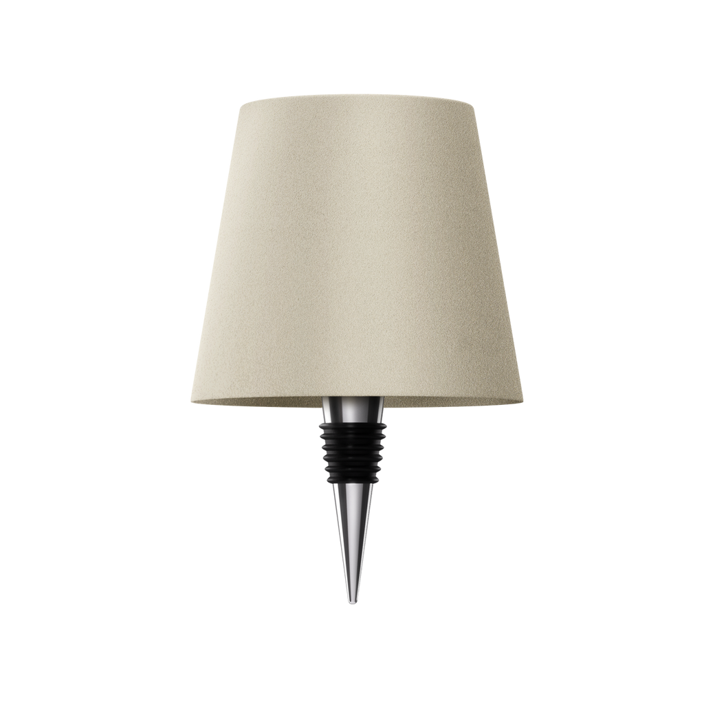 Bottle Top Lamp with Shade for Decorative Table Lighting
