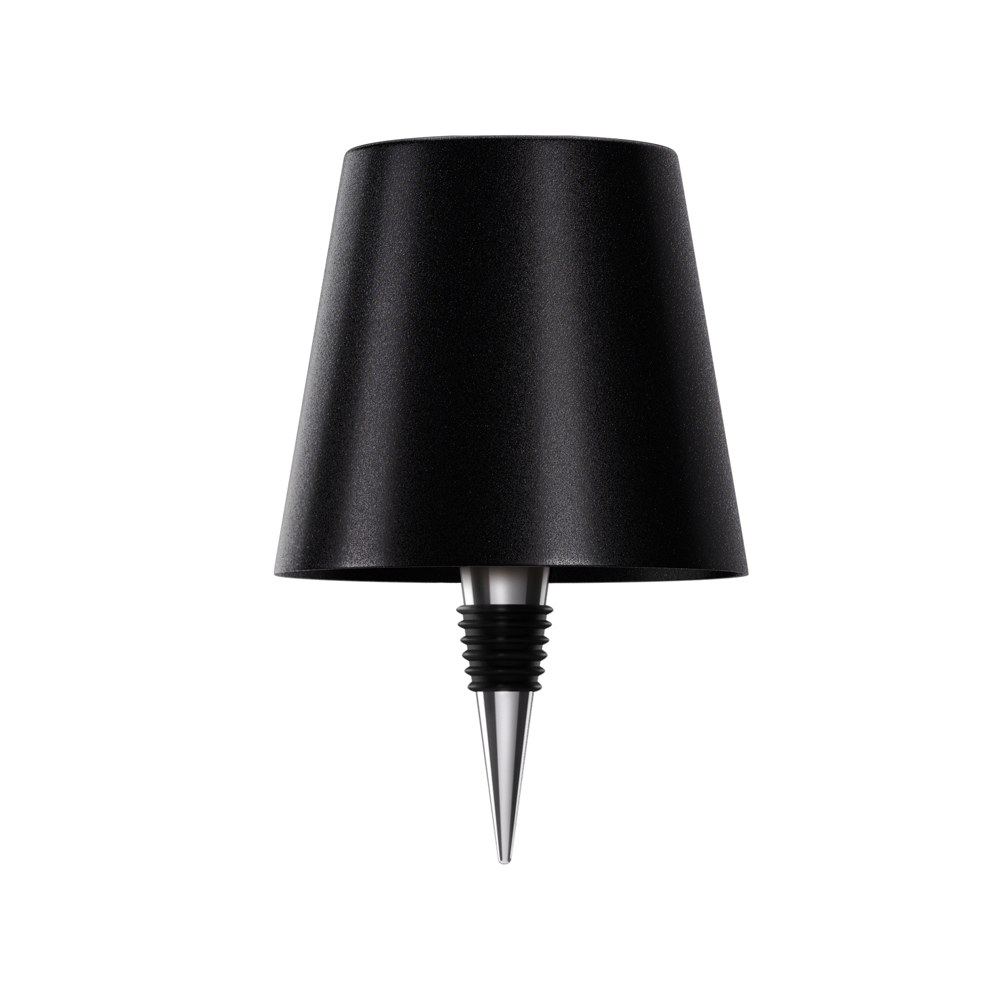 Bottle Top Lamp with Shade for Decorative Table Lighting