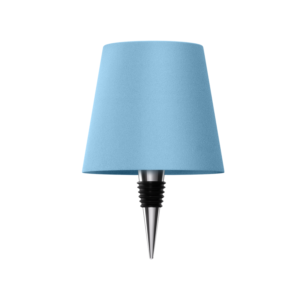 Bottle Top Lamp with Shade for Decorative Table Lighting