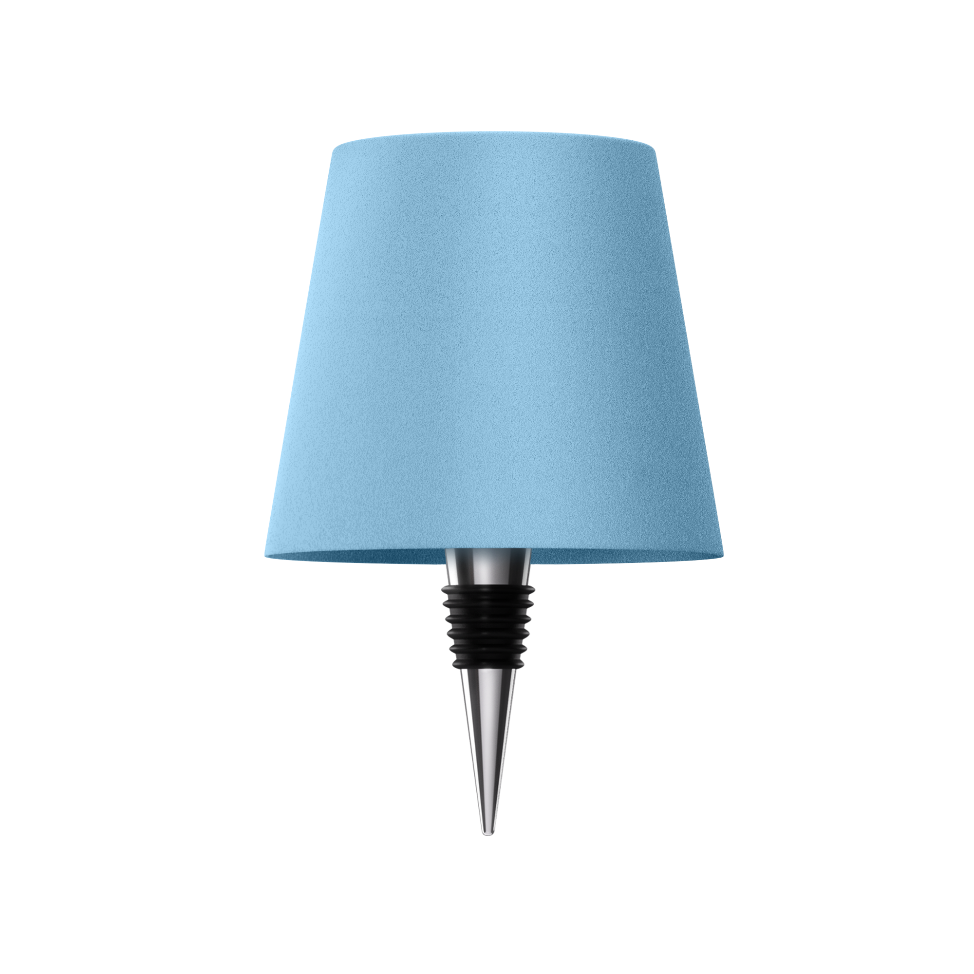 Bottle Top Lamp with Shade for Decorative Table Lighting