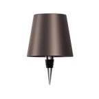 Bottle Top Lamp with Shade for Decorative Table Lighting