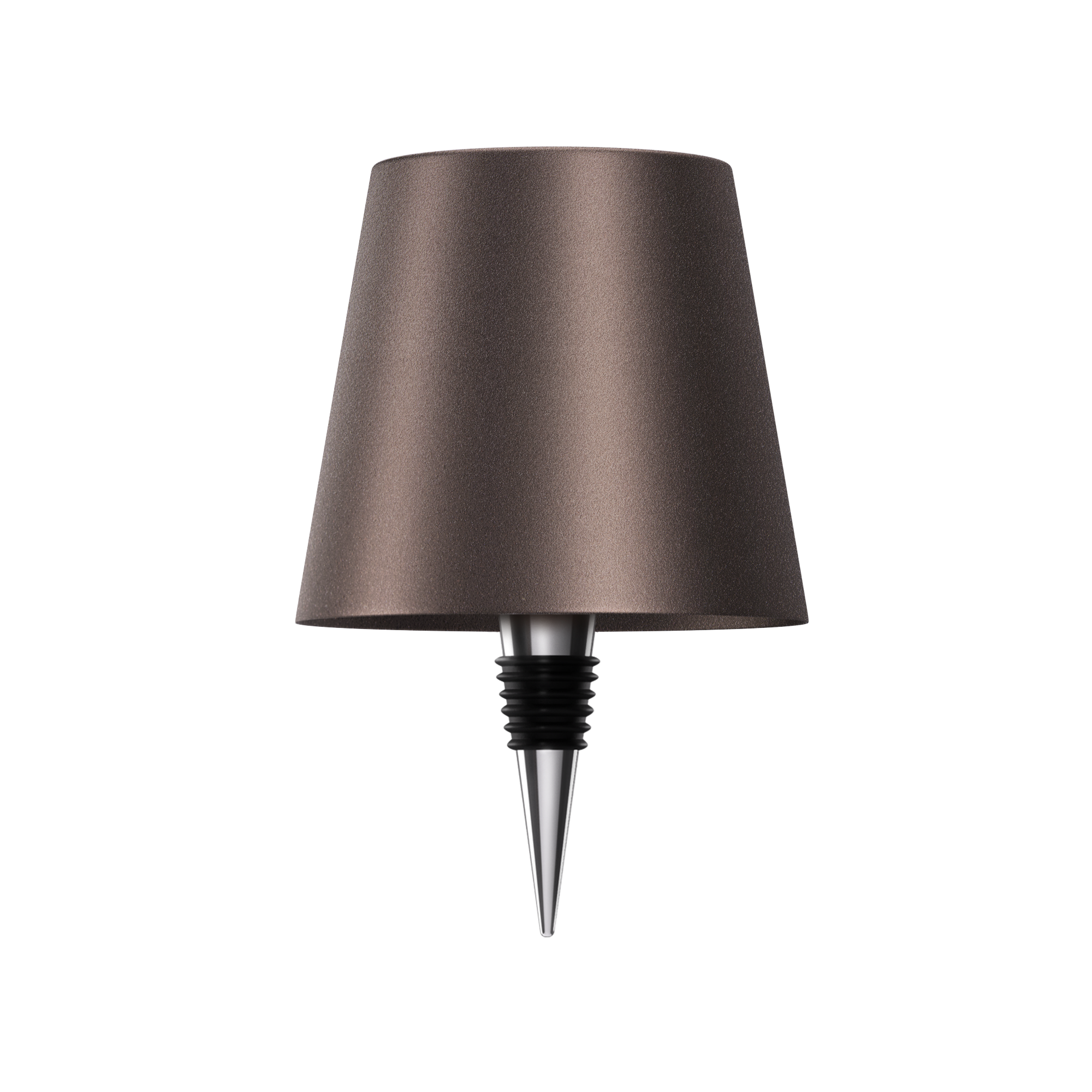 Bottle Top Lamp with Shade for Decorative Table Lighting