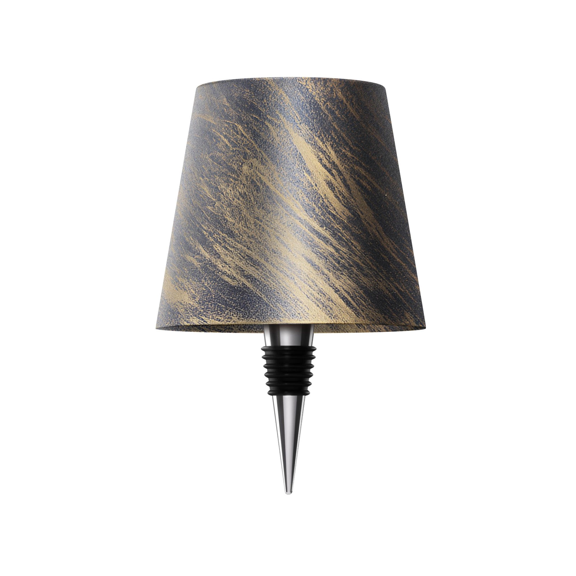 Bottle Top Lamp with Shade for Decorative Table Lighting