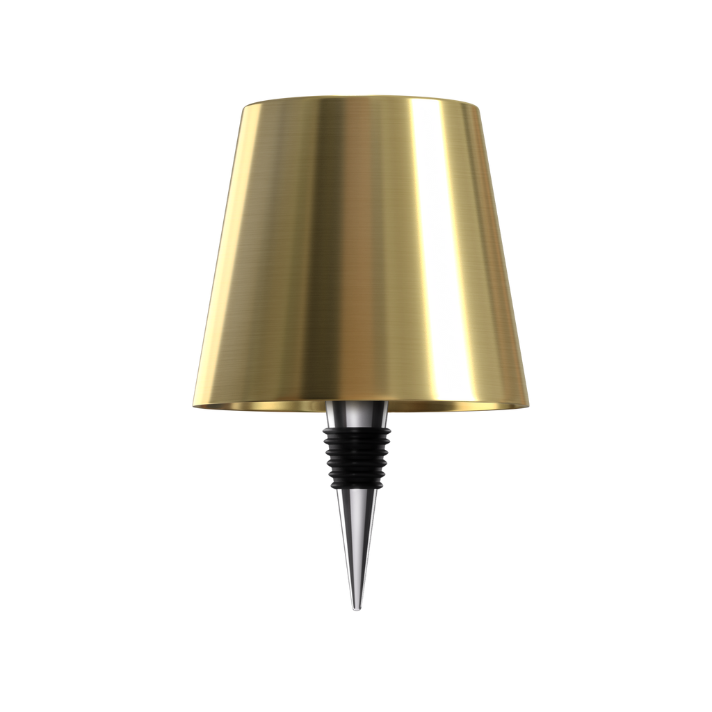 Bottle Top Lamp with Shade for Decorative Table Lighting