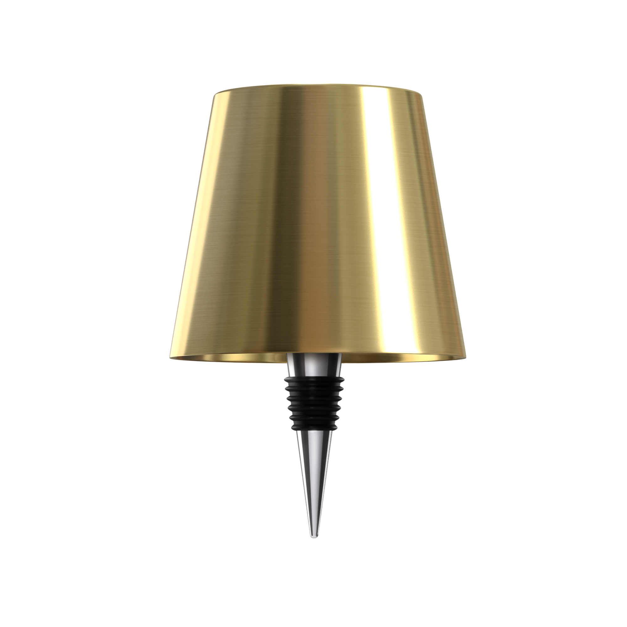 Bottle Top Lamp with Shade for Decorative Table Lighting