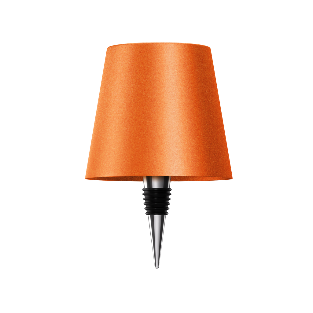 Bottle Top Lamp with Shade for Decorative Table Lighting