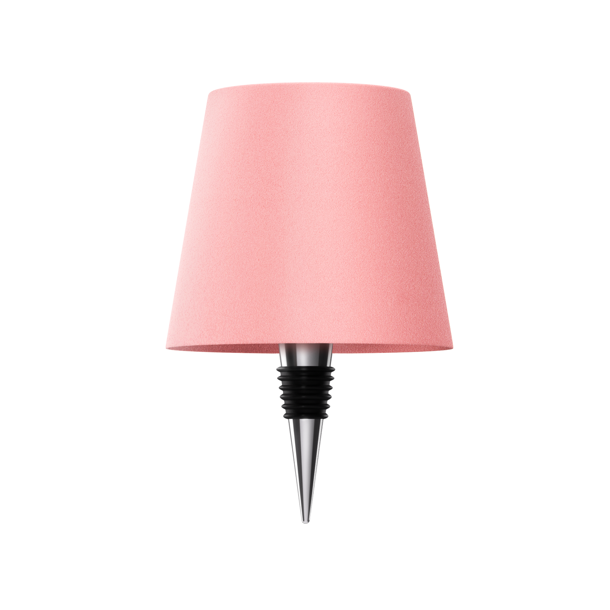 Bottle Top Lamp with Shade for Decorative Table Lighting