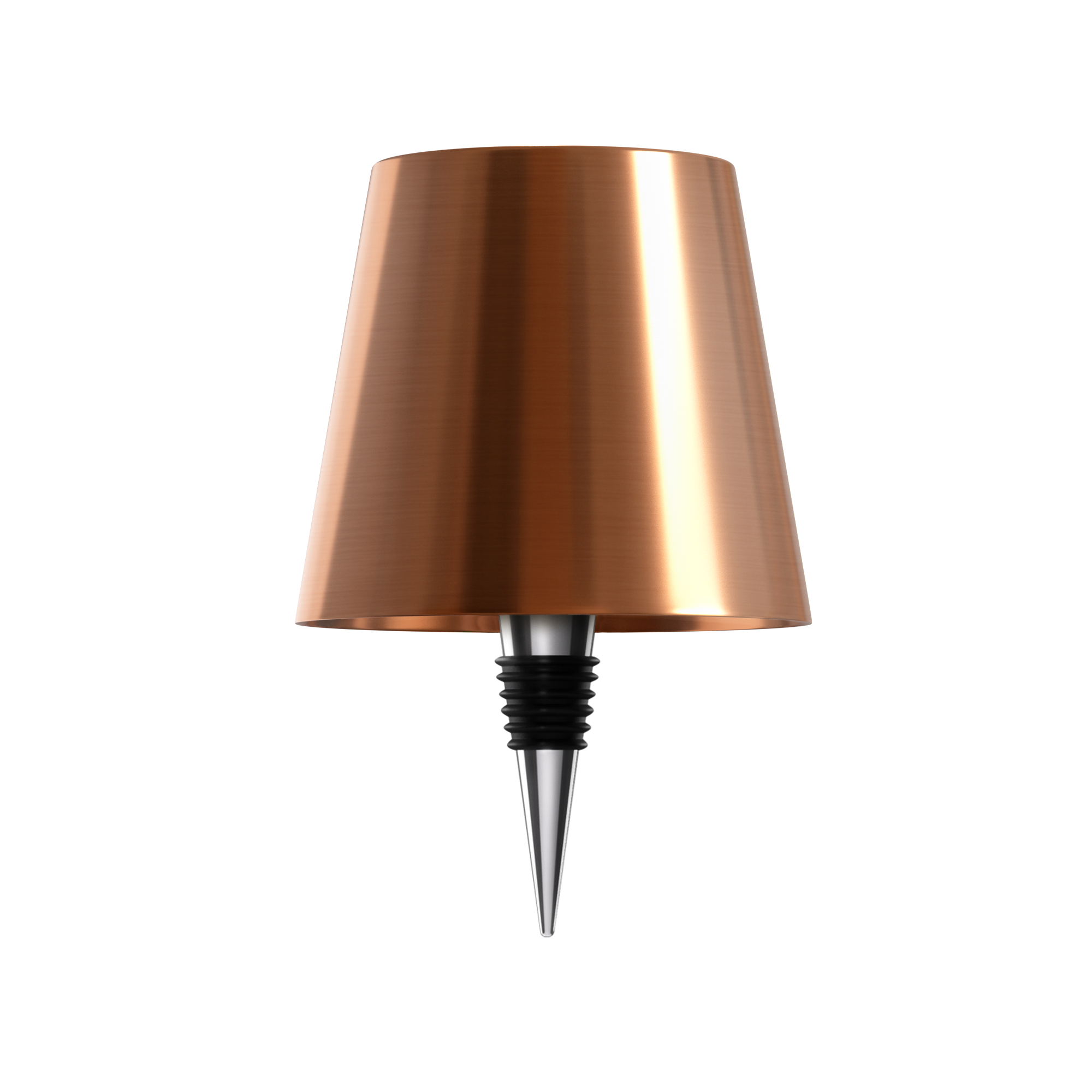 Bottle Top Lamp with Shade for Decorative Table Lighting