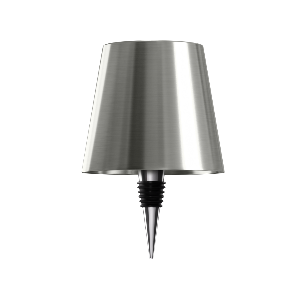 Bottle Top Lamp with Shade for Decorative Table Lighting