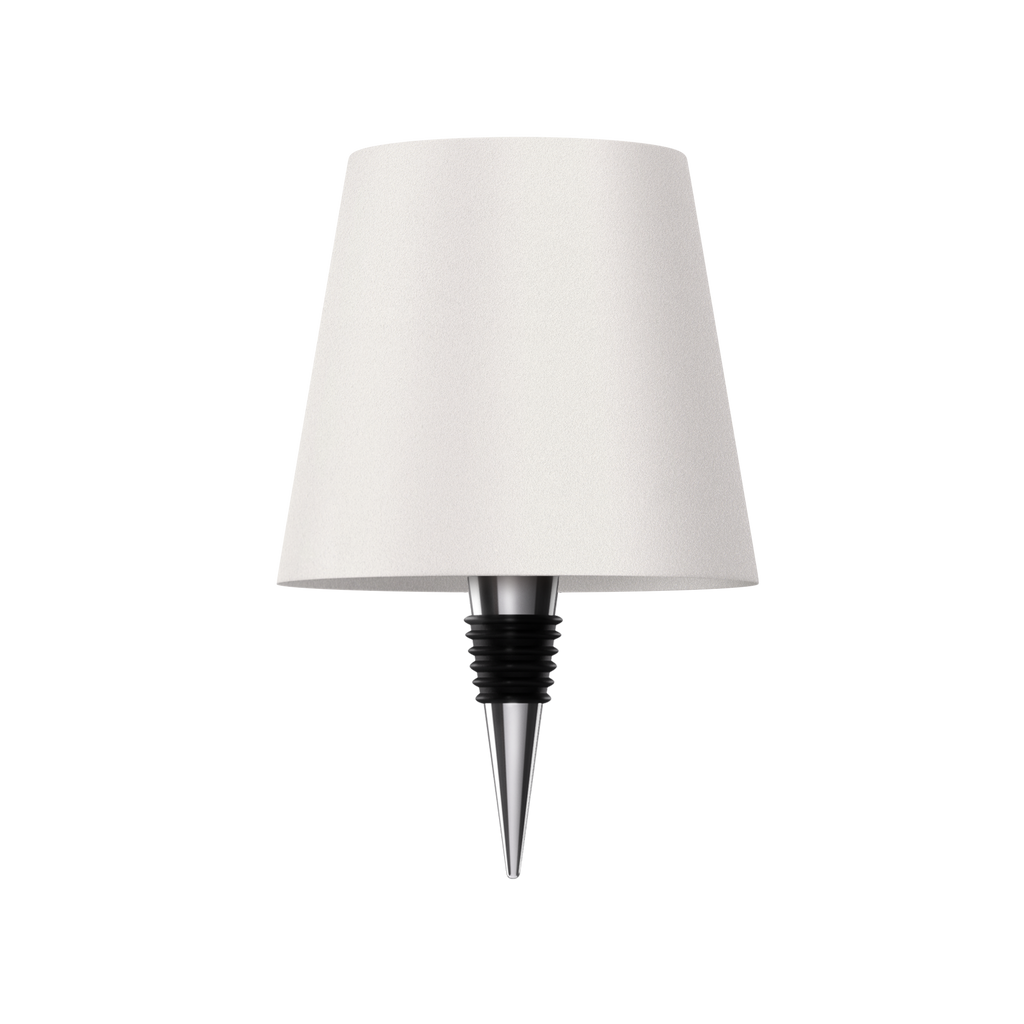 Bottle Top Lamp with Shade for Decorative Table Lighting