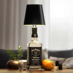 Bottle Top Lamp with Shade for Decorative Table Lighting