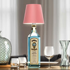 Bottle Top Lamp with Shade for Decorative Table Lighting