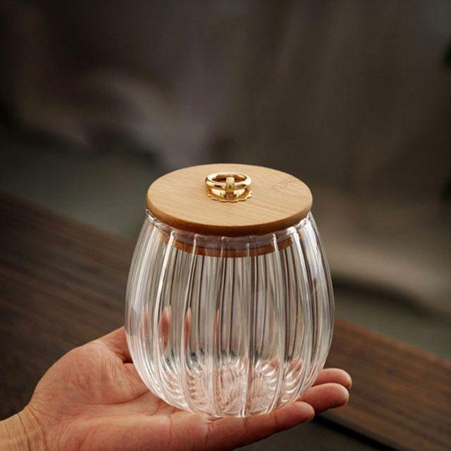 Ripple Jars with Lid and Charm