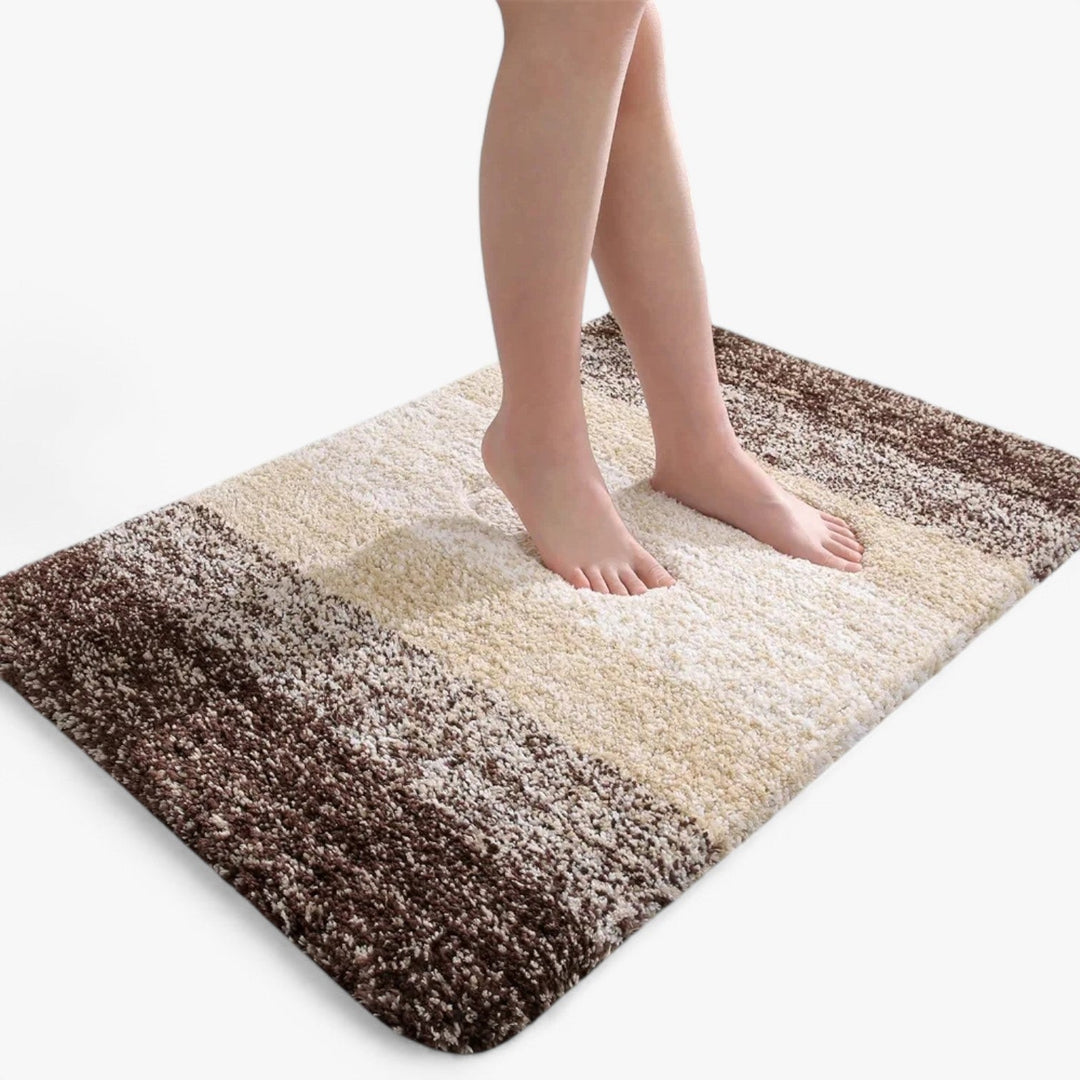 Absorbent Non-Slip Bath Mat for Dry Feet