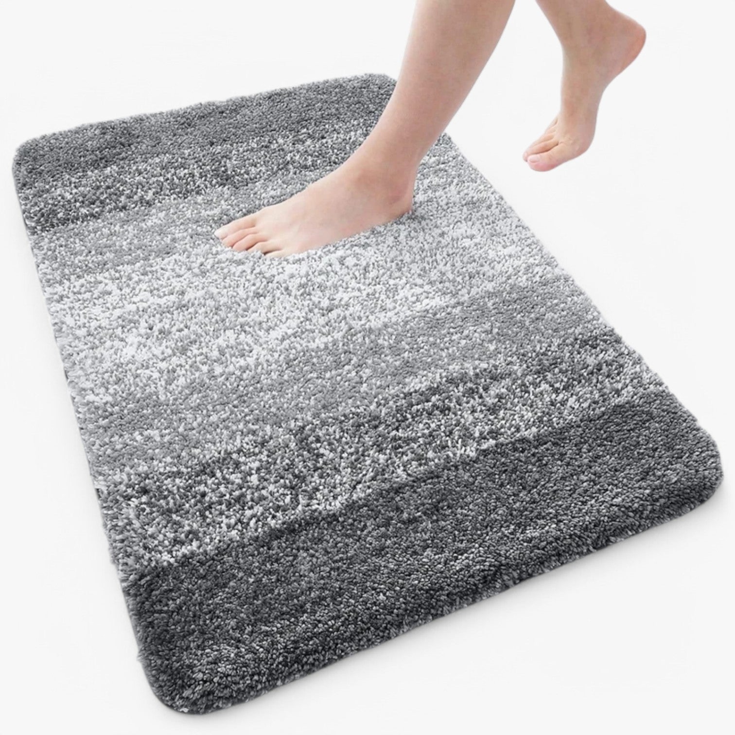 Soft Absorbent Bath Mat Non Slip Plush Bathroom Floor Rug