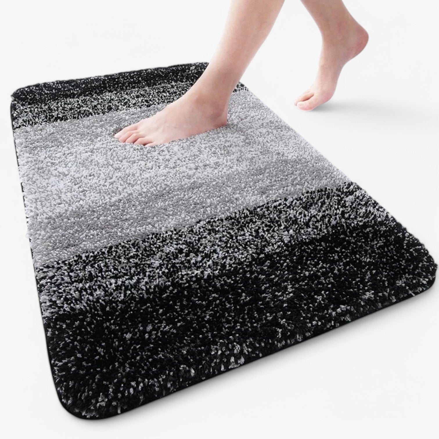 Soft Absorbent Bath Mat Non Slip Plush Bathroom Floor Rug