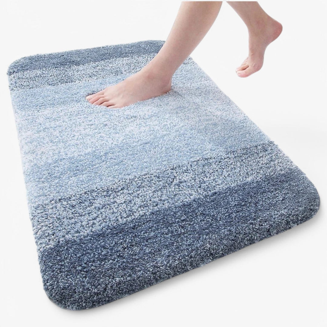Absorbent Non-Slip Bath Mat for Dry Feet