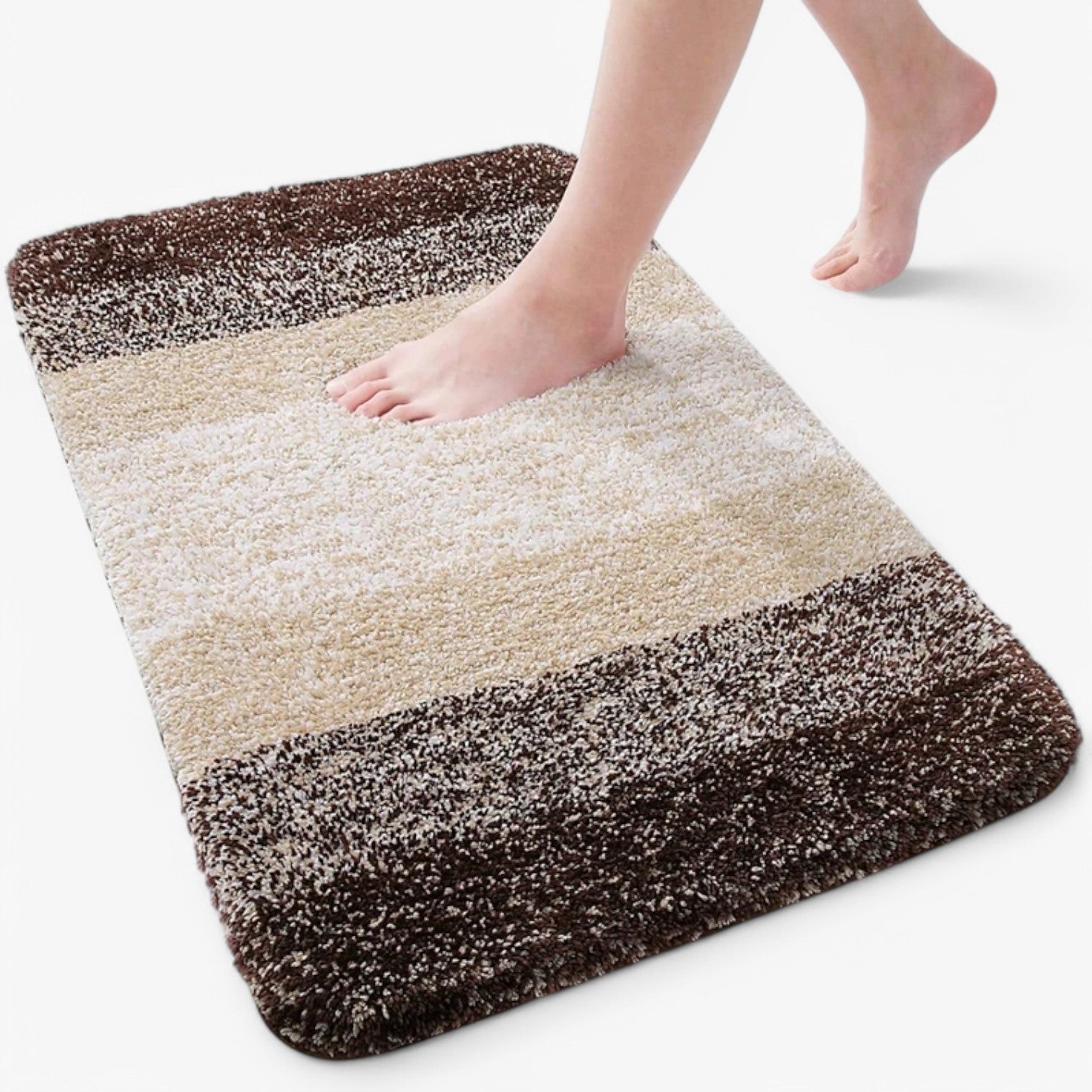 Soft Absorbent Bath Mat Non Slip Plush Bathroom Floor Rug