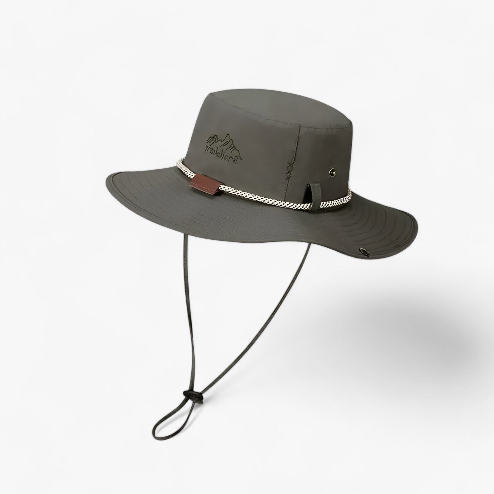 Lightweight Sun Hat with Wide Brim and Ventilation Design