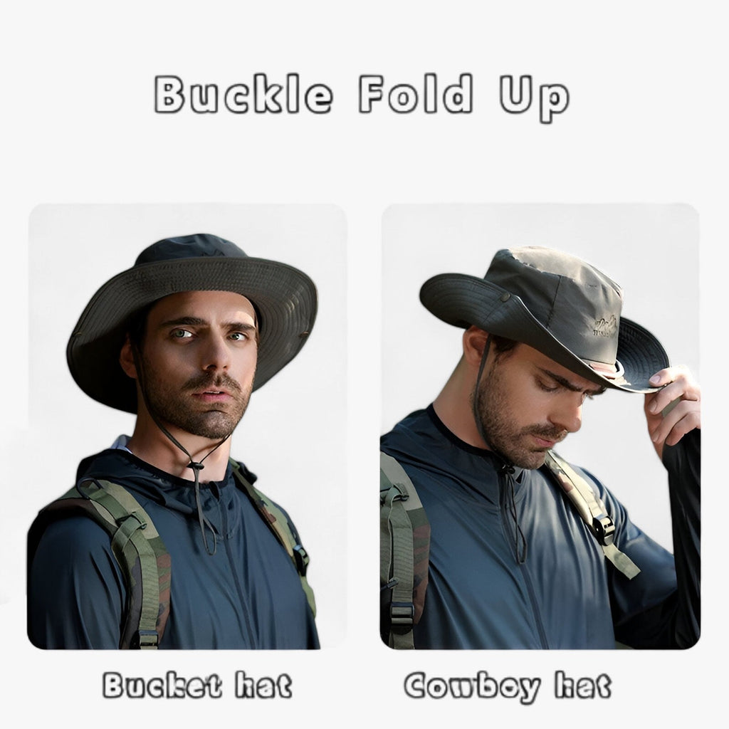 Lightweight Sun Hat with Wide Brim and Ventilation Design