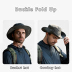 Lightweight Sun Hat with Wide Brim and Ventilation Design