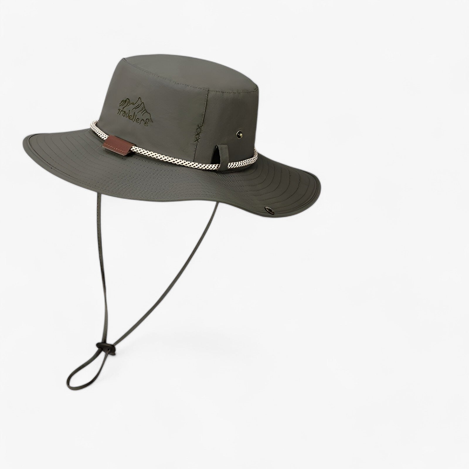 Lightweight Sun Hat with Wide Brim and Ventilation Design