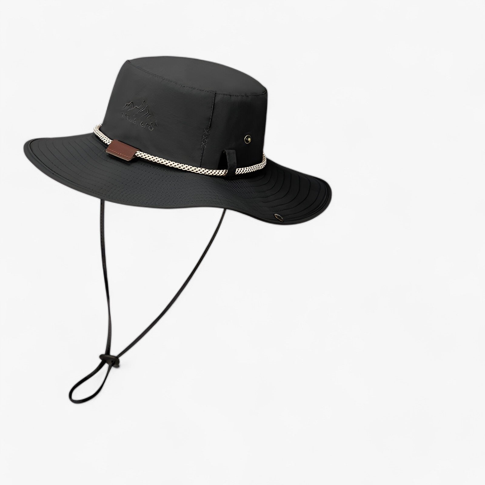 Lightweight Sun Hat with Wide Brim and Ventilation Design
