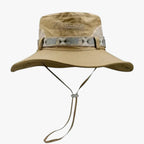 Wide Brim Boonie Hat with Chin Strap