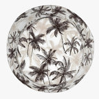 Palm Pattern Bucket Hat with Soft Fit