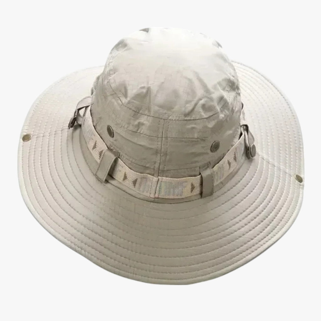 Wide Brim Boonie Hat with Chin Strap