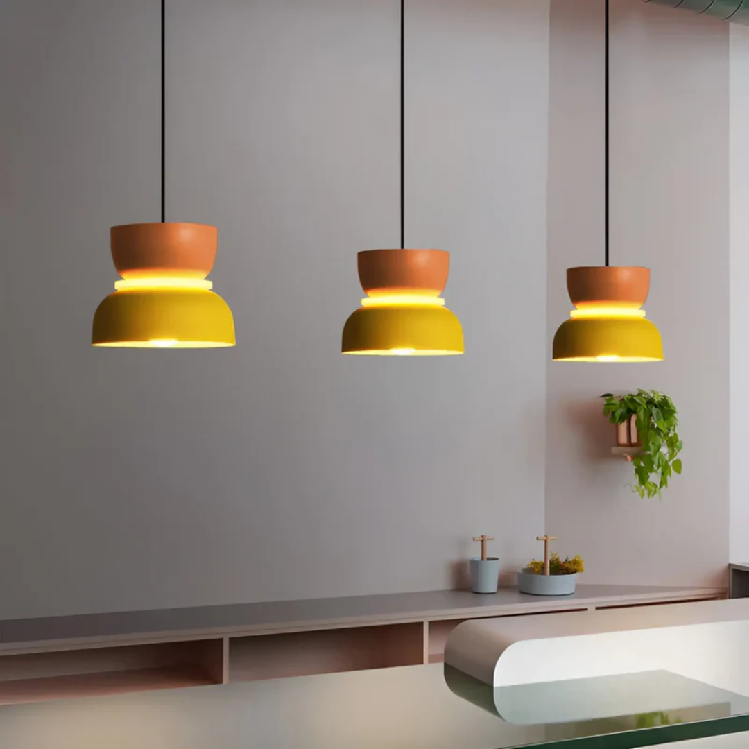 Modern Pendant Lamp with Decorative Layered Design