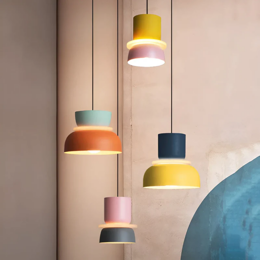 Modern Pendant Lamp with Decorative Layered Design