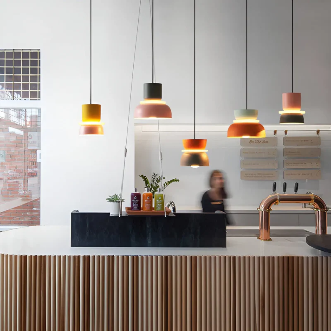 Modern Pendant Lamp with Decorative Layered Design